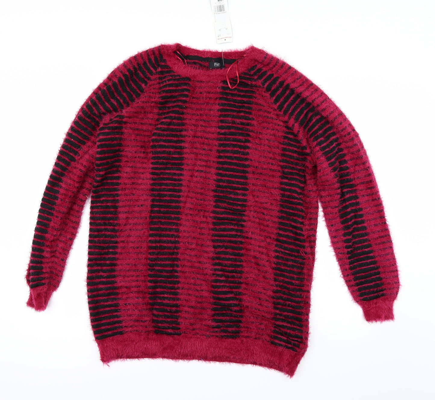 F&F Womens Pink   Pullover Jumper Size 20