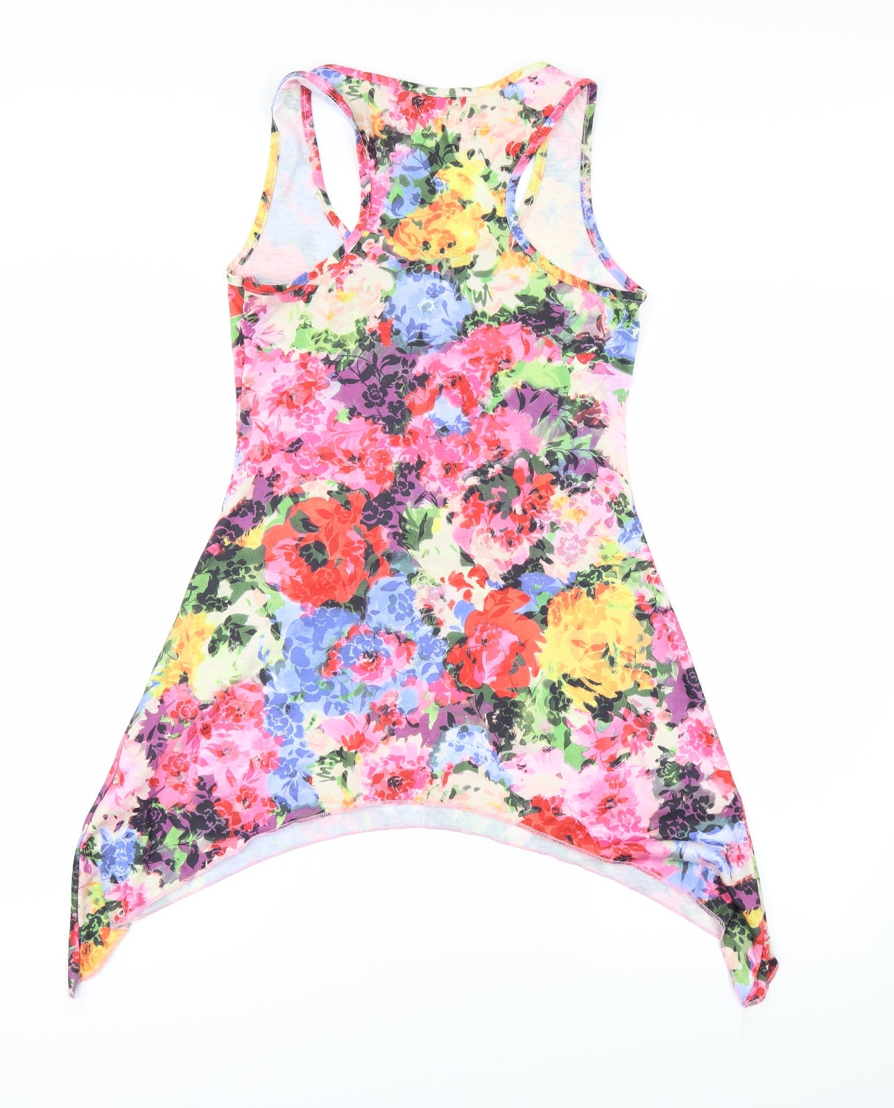 CACTI Womens Multicoloured Floral  Basic T-Shirt Size 10