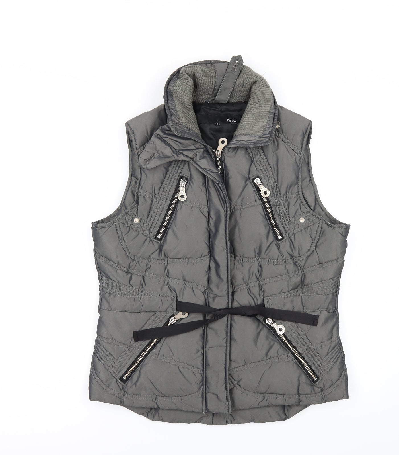 NEXT Womens Grey   Gilet Jacket Size 12