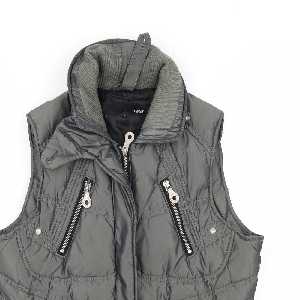 NEXT Womens Grey   Gilet Jacket Size 12
