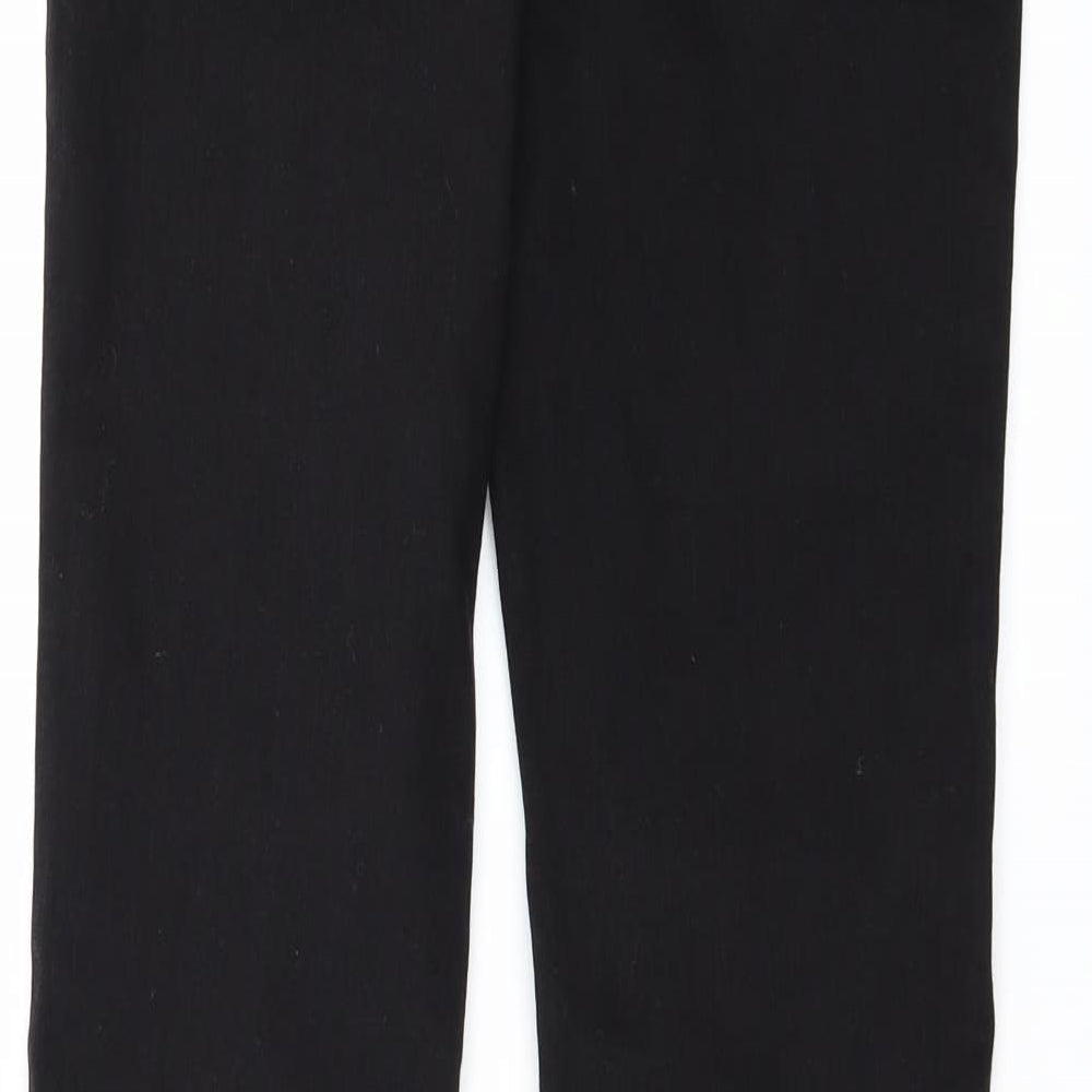 George` Womens Black  Denim Straight Jeans Size 10 L31 in