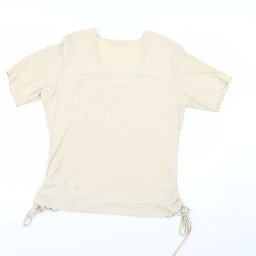 Sonic Womens Beige   Basic T-Shirt Size 16