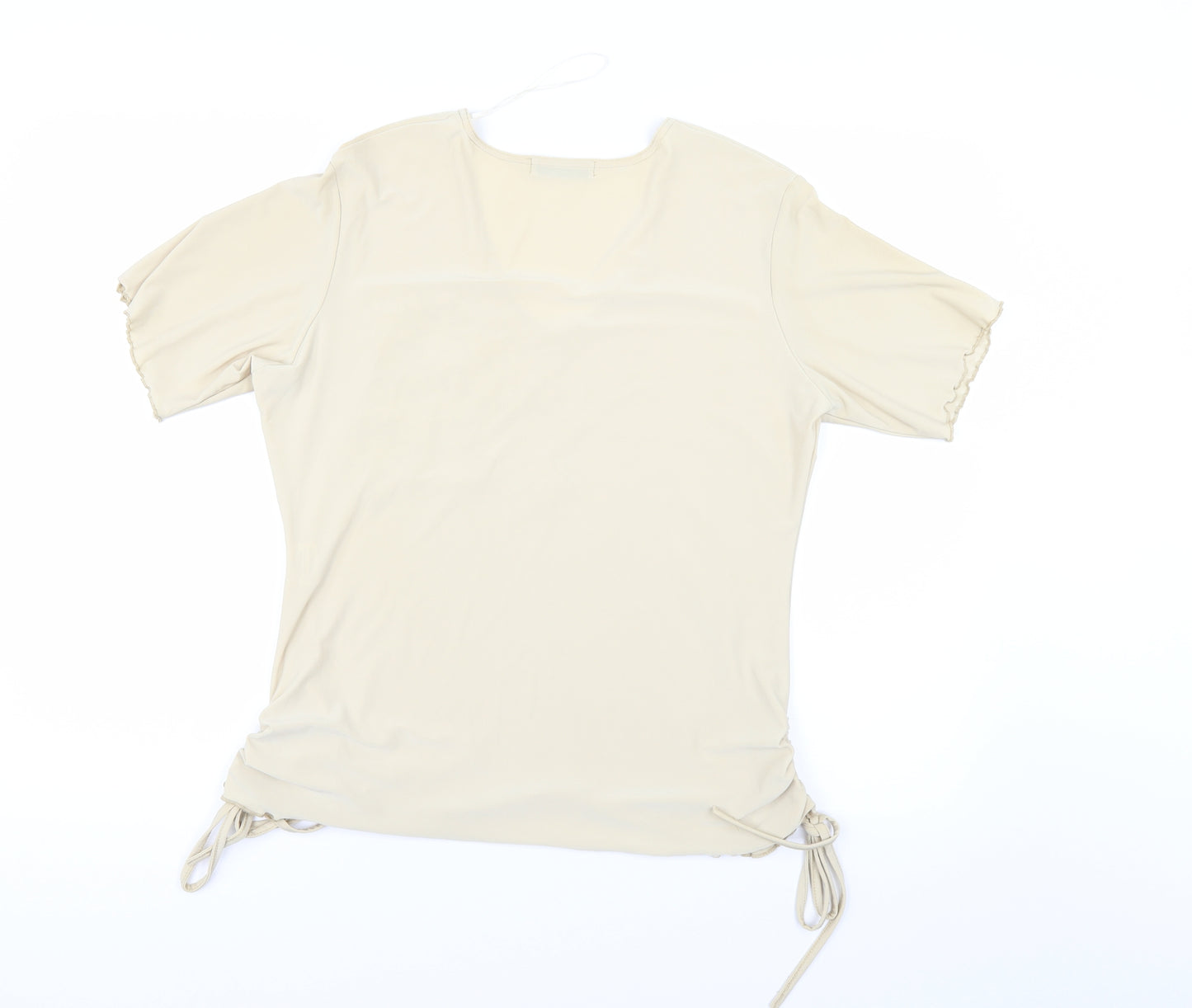 Sonic Womens Beige   Basic T-Shirt Size 16
