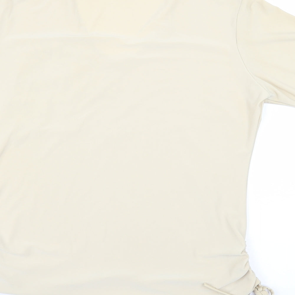 Sonic Womens Beige   Basic T-Shirt Size 16