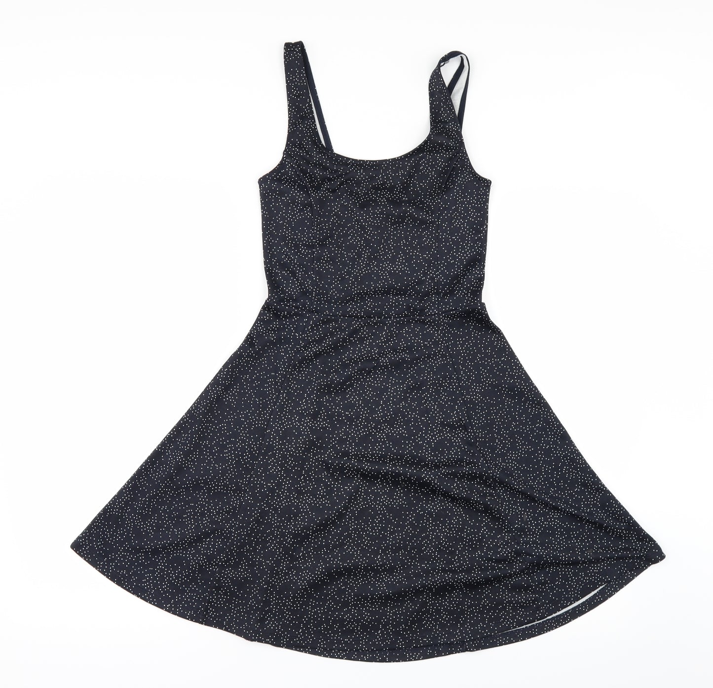 Divided by H&M Womens Blue Polka Dot  Skater Dress  Size 6