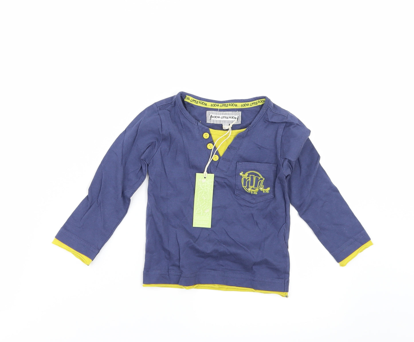 Debenhams Boys Blue   Basic T-Shirt Size 12-18 Months