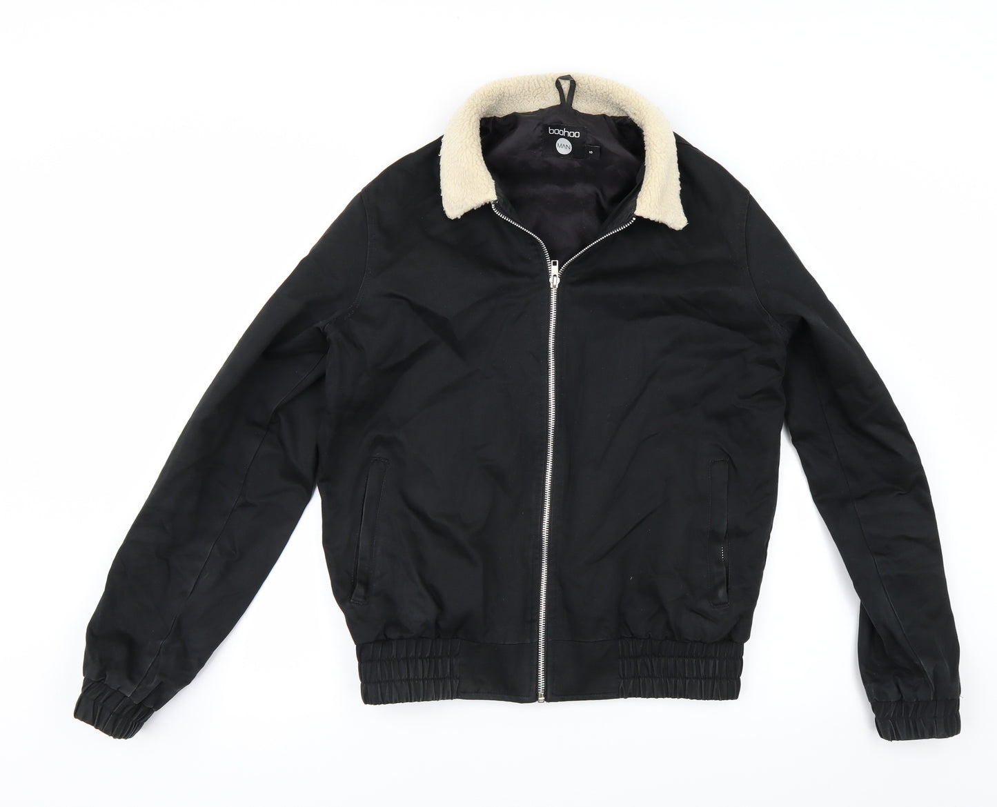 Boohoo Mens Black   Jacket  Size S