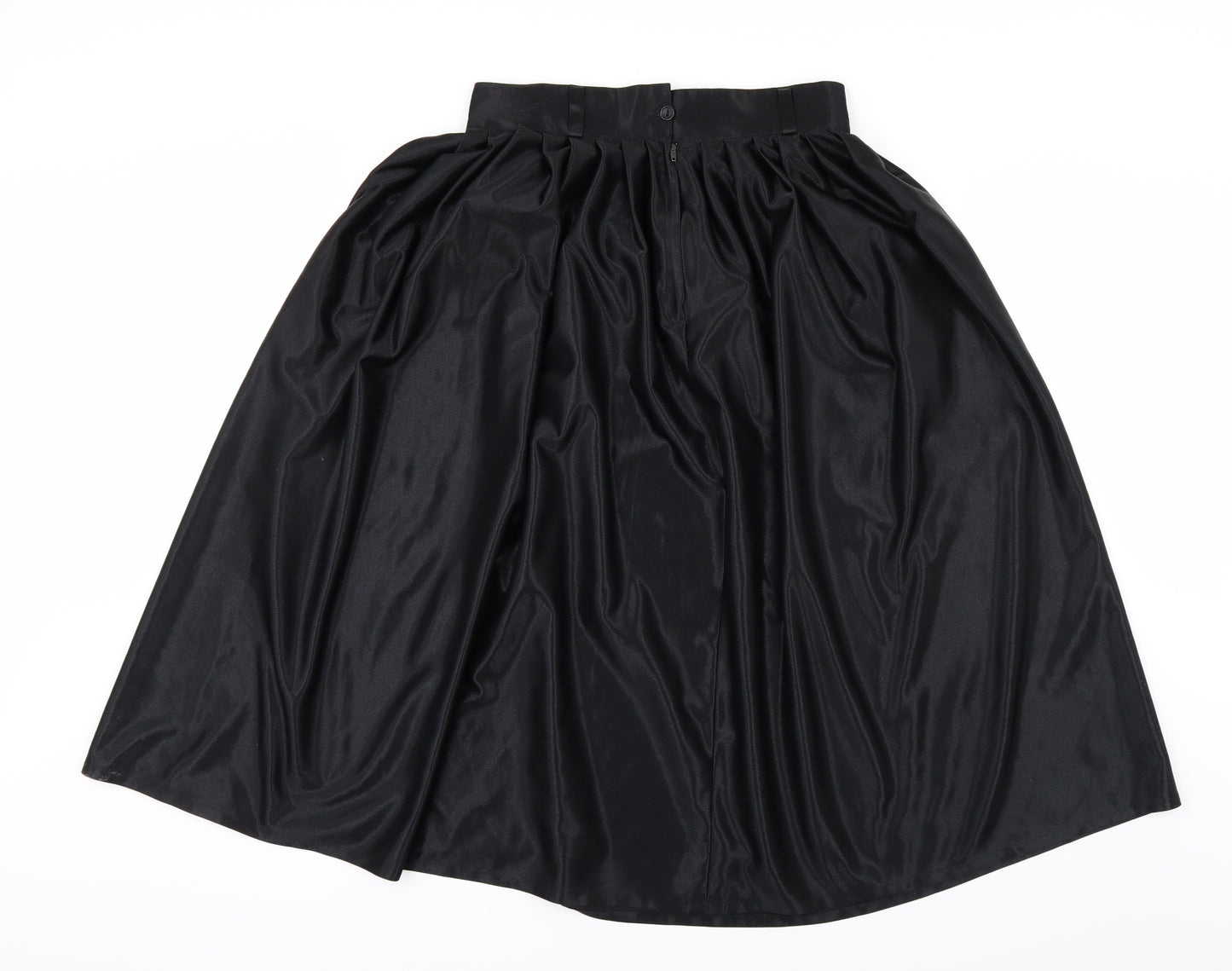 Preworn Womens Black   A-Line Skirt Size 14