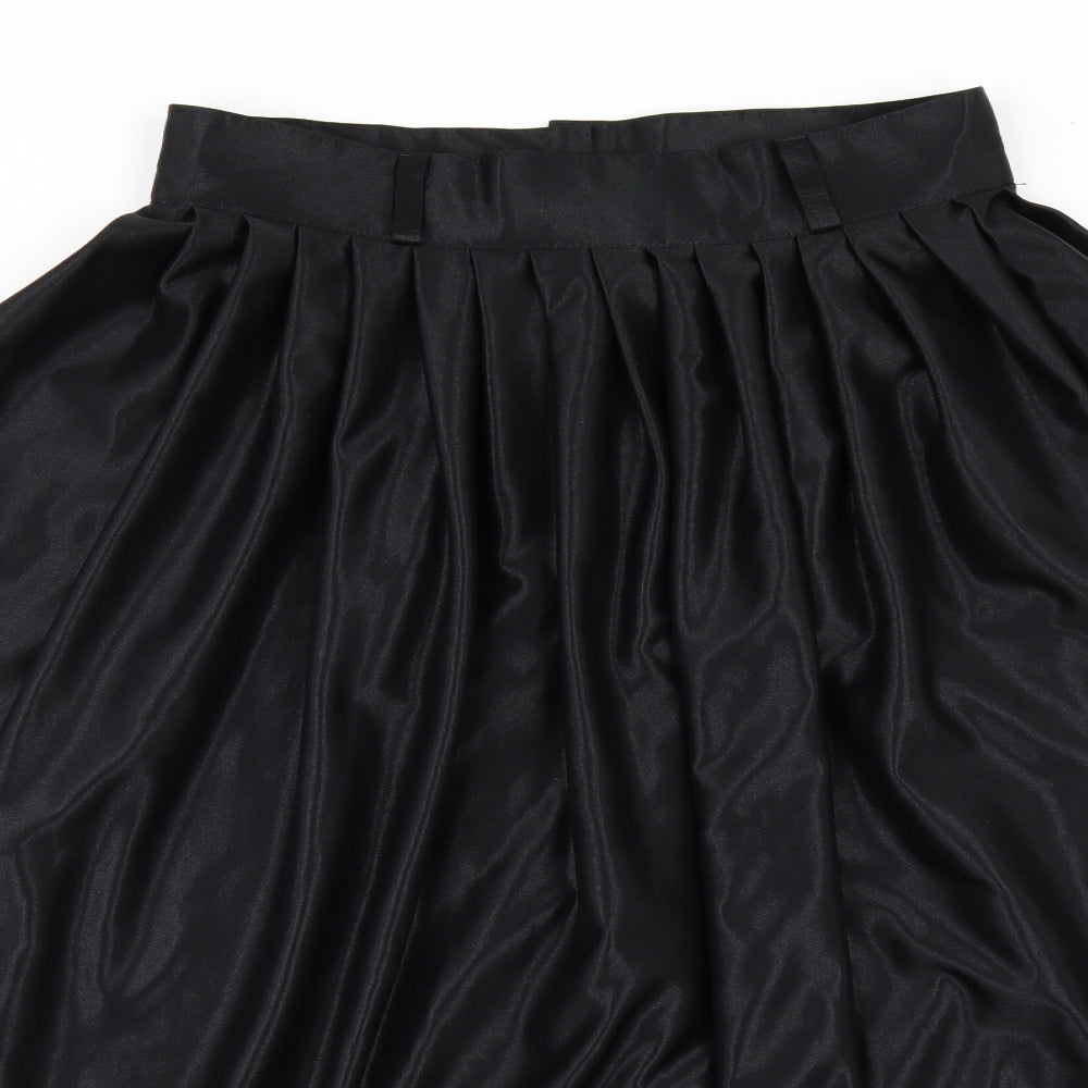 Preworn Womens Black   A-Line Skirt Size 14