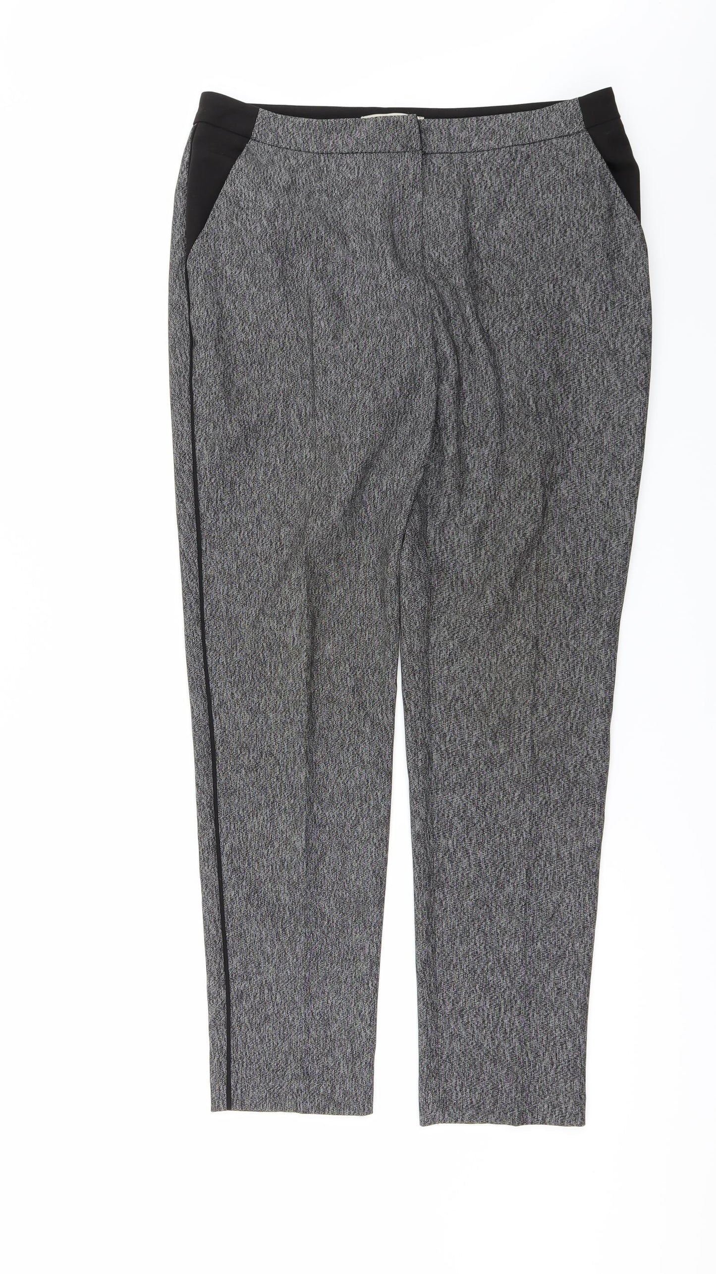 George Womens Grey   Trousers  Size 10 L20 in