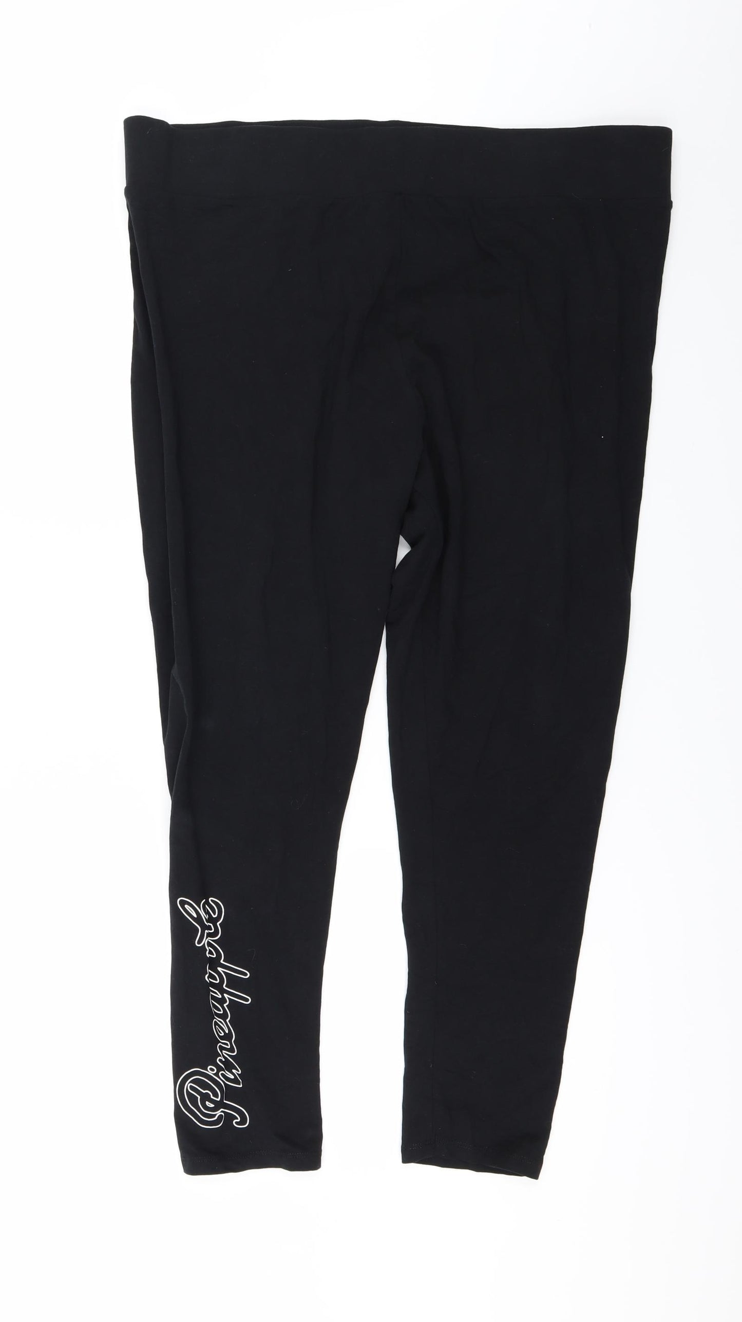 Pineapple Womens Black   Carrot Leggings Size 22 L22 in