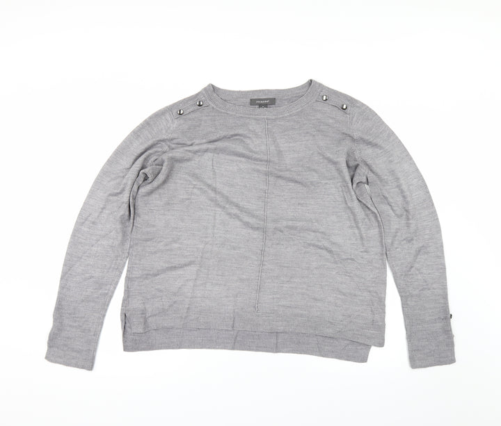 Primark Womens Grey   Pullover Jumper Size M