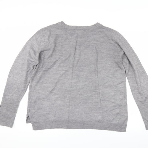 Primark Womens Grey   Pullover Jumper Size M