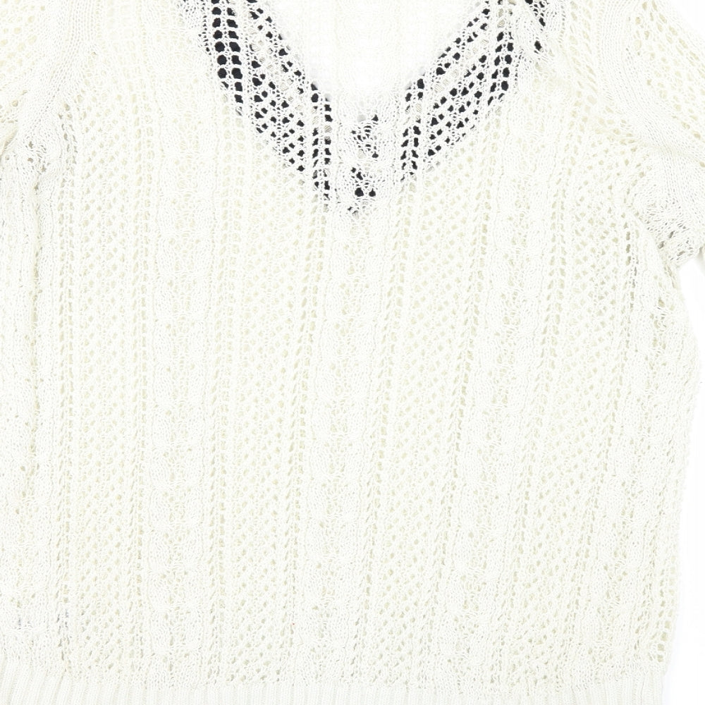 NEXT Womens Ivory   Pullover Jumper Size M