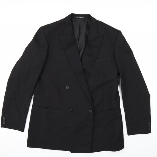 Greenwood Mens Black   Jacket Suit Jacket Size 42