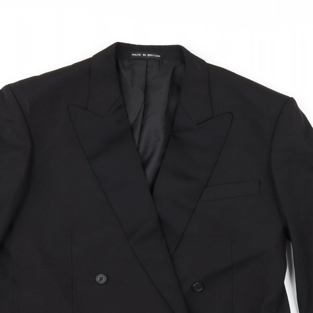 Greenwood Mens Black   Jacket Suit Jacket Size 42