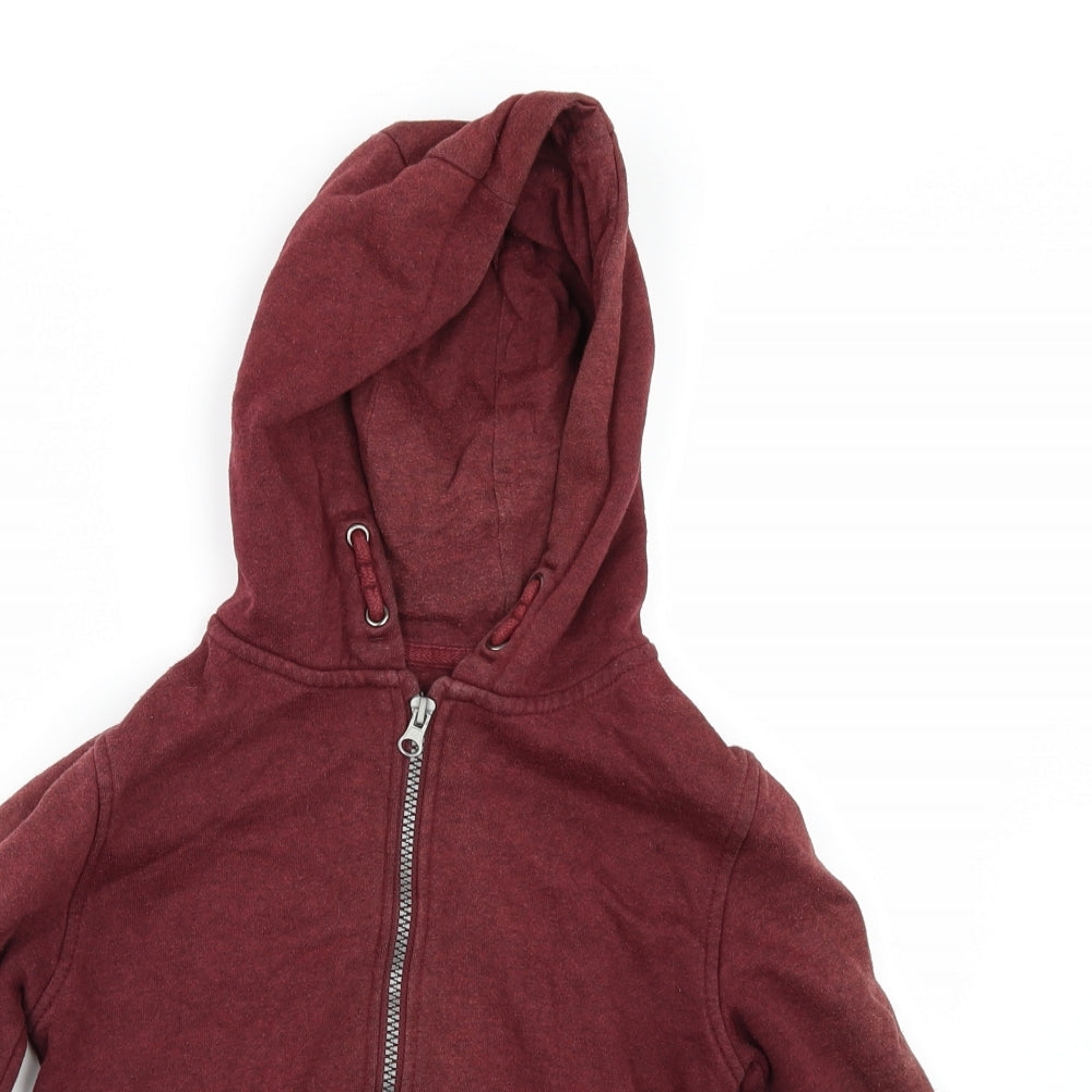 Primark Boys Red   Full Zip Hoodie Size 8-9 Years