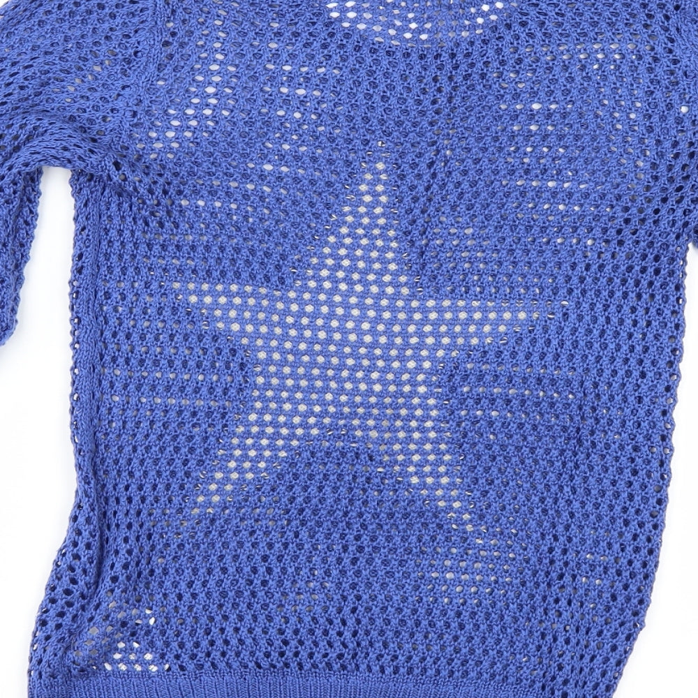 H&M Girls Blue   Pullover Jumper Size 14 Years