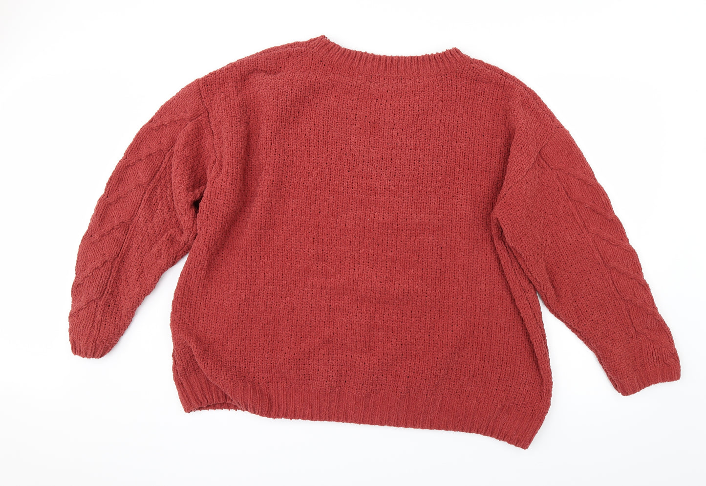 Primark Womens Red   Pullover Jumper Size XL