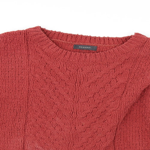 Primark Womens Red   Pullover Jumper Size XL