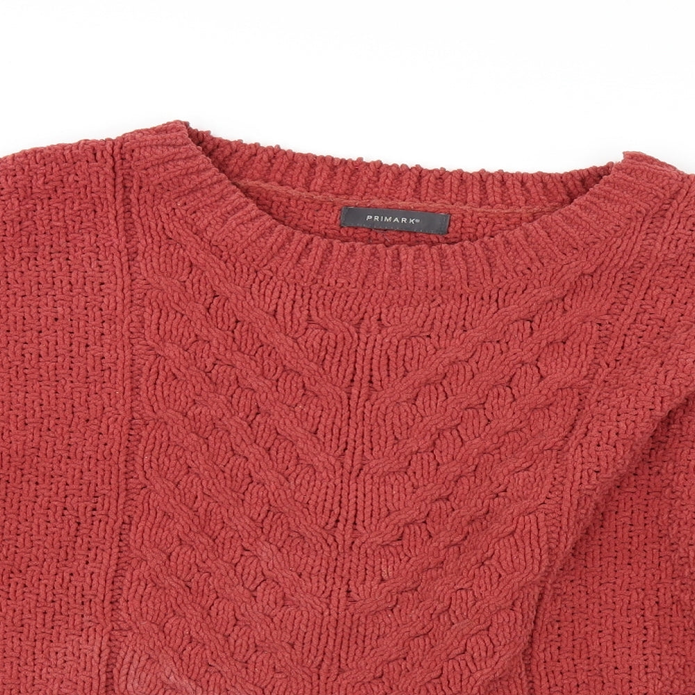 Primark Womens Red   Pullover Jumper Size XL