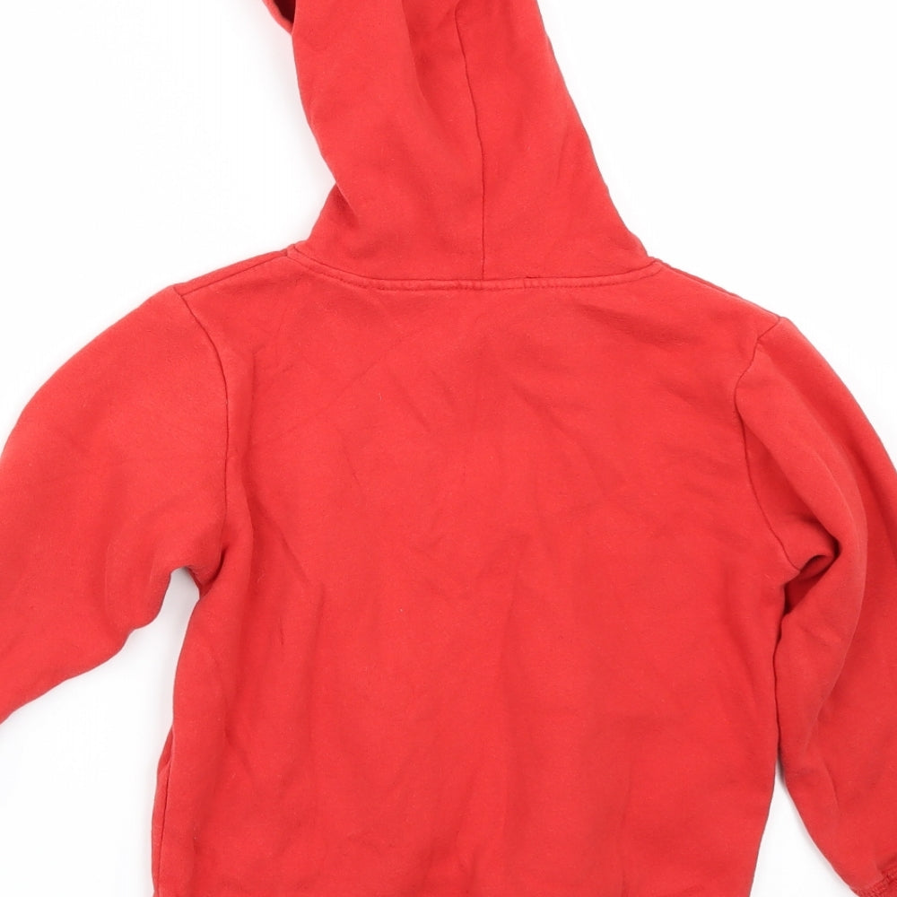 Cubus Boys Red   Pullover Hoodie Size 4 Years