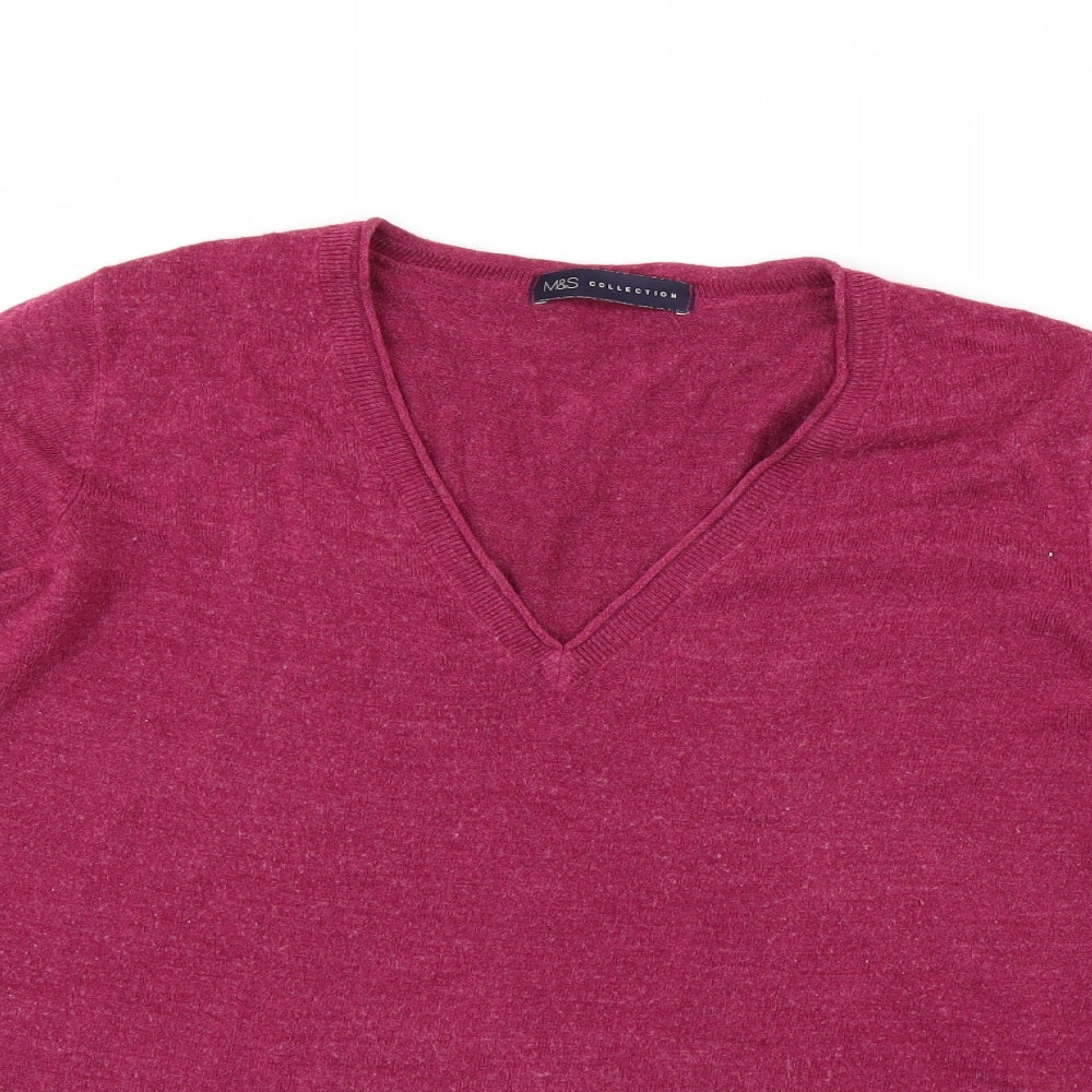 Marks and Spencer Womens Pink   Pullover Jumper Size 18