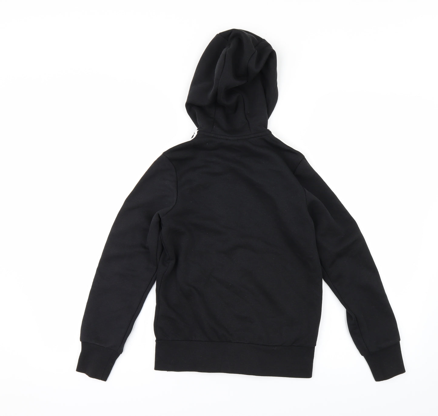 adidas Boys Black   Full Zip Hoodie Size 9-10 Years
