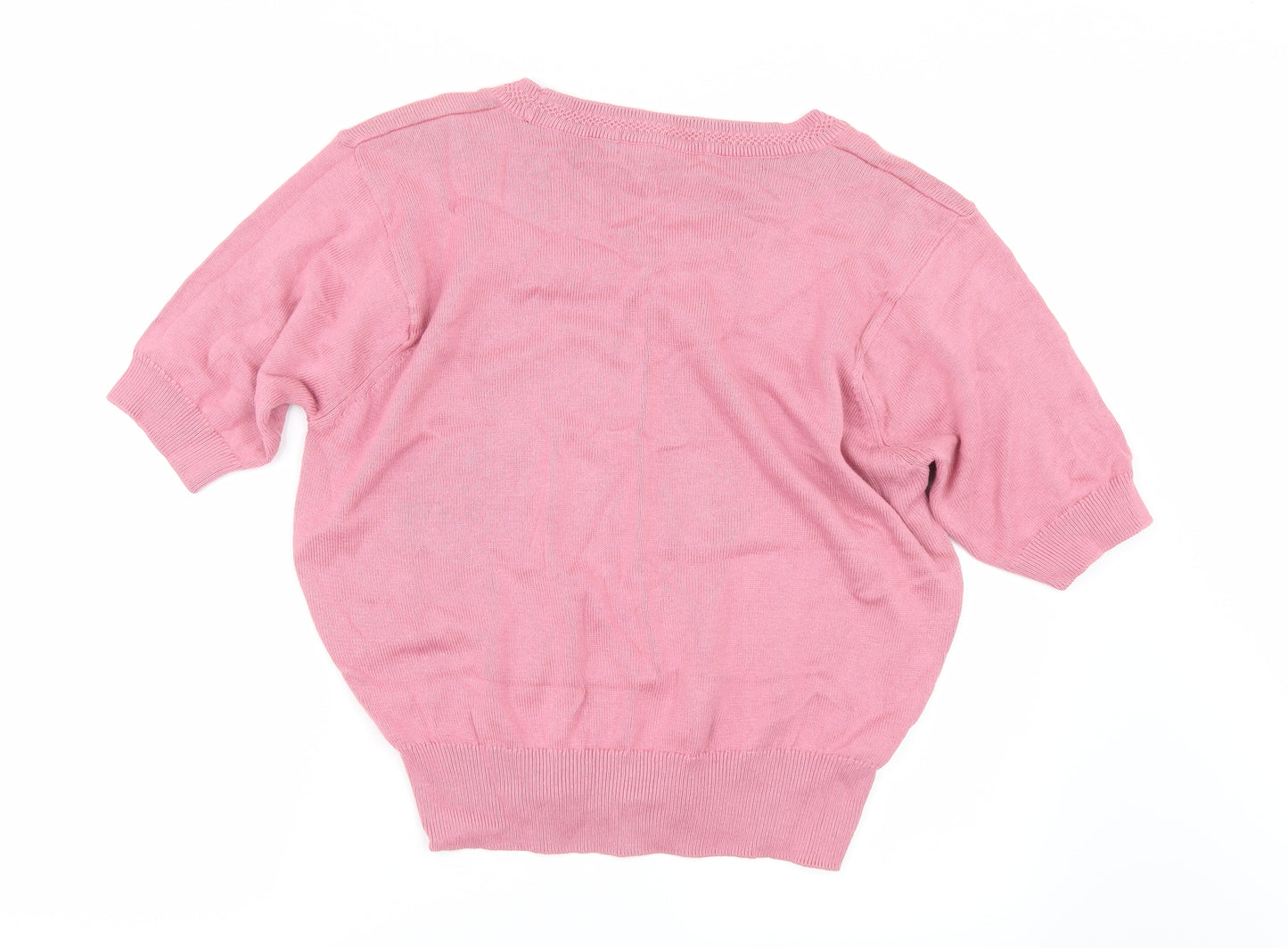Marks and Spencer Womens Pink   Pullover Jumper Size 14