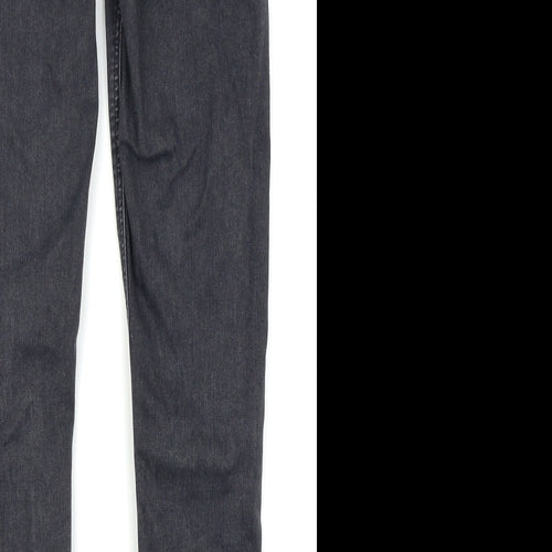 Topshop Womens Grey   Skinny Jeans Size 10 L30 in