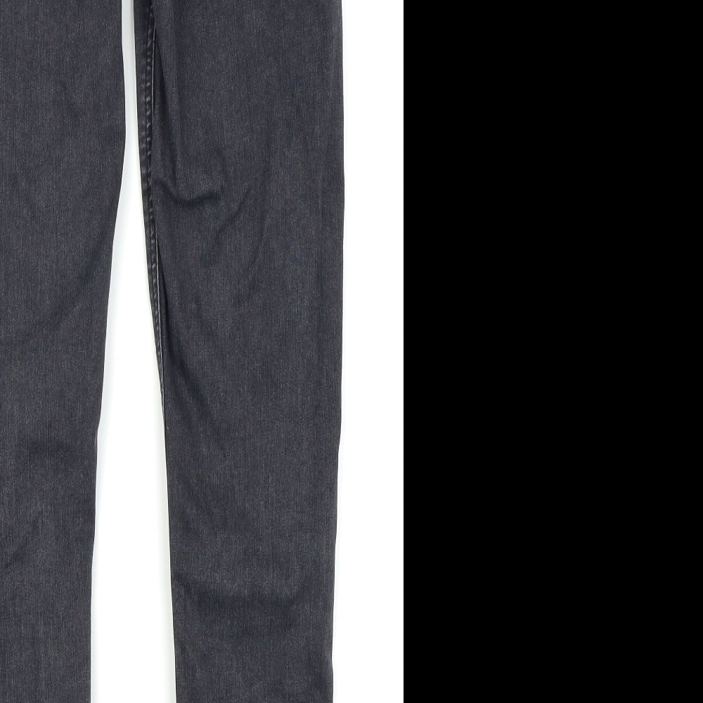 Topshop Womens Grey   Skinny Jeans Size 10 L30 in