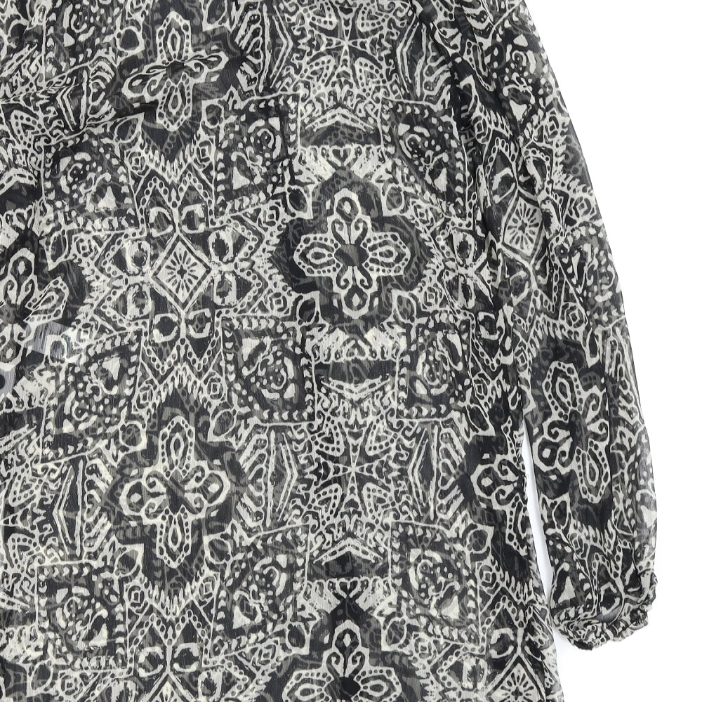 Papaya Womens Black   Fit & Flare  Size 14