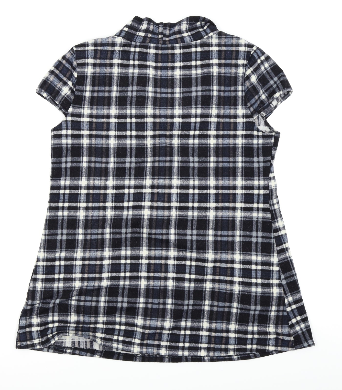 izabel london Womens Black Check  Skater Dress  Size 16