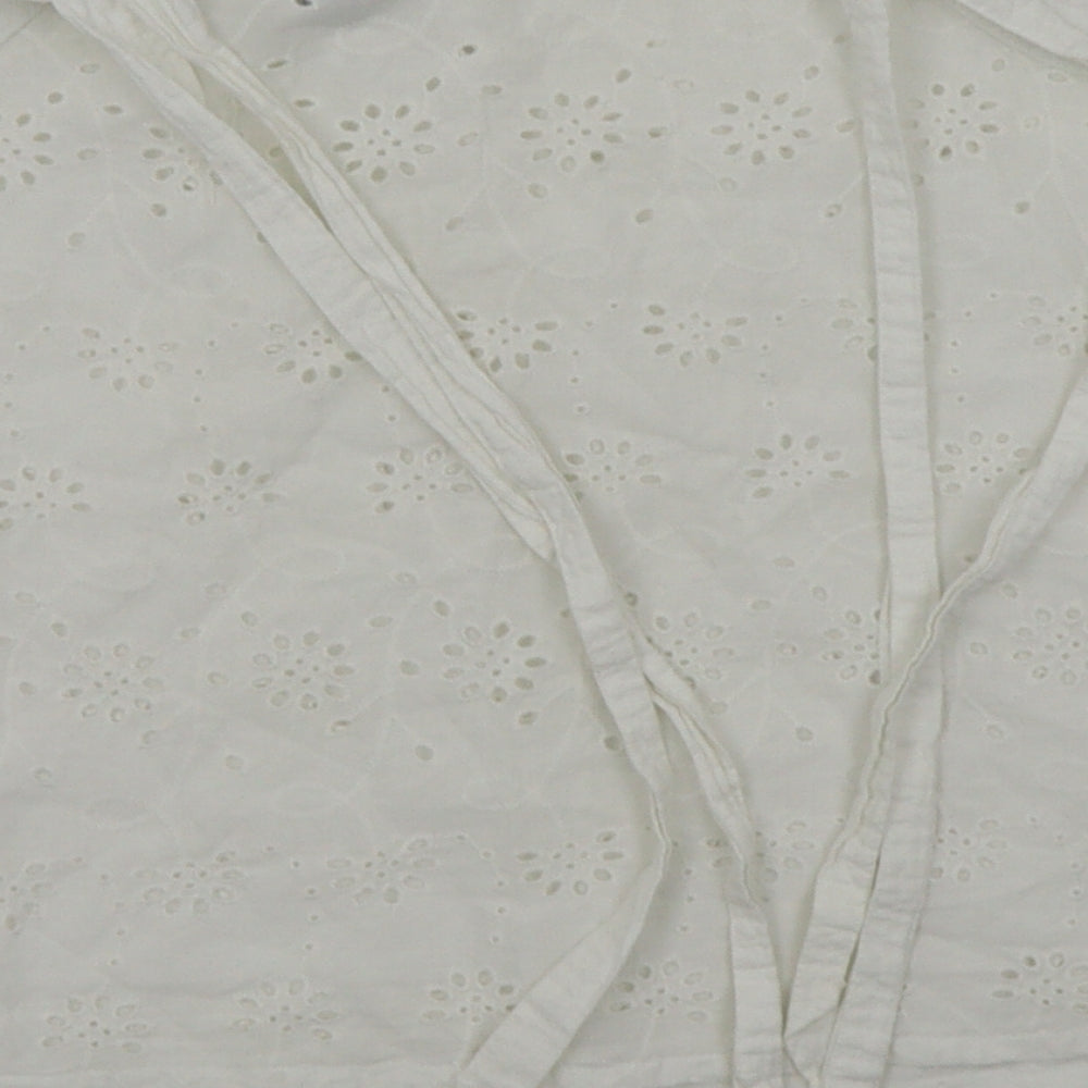 Dorothy Perkins Womens White Floral  Basic Tank Size 10