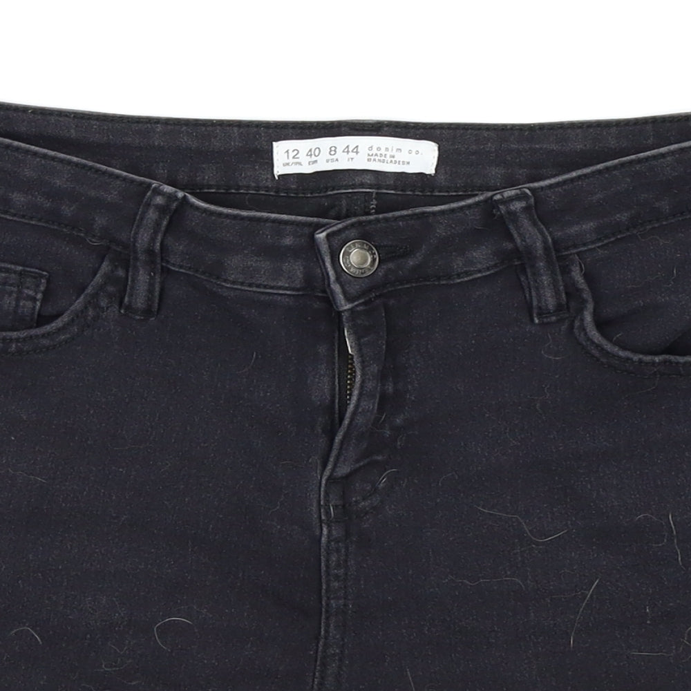 denim and co Womens Black   Hot Pants Shorts Size 12