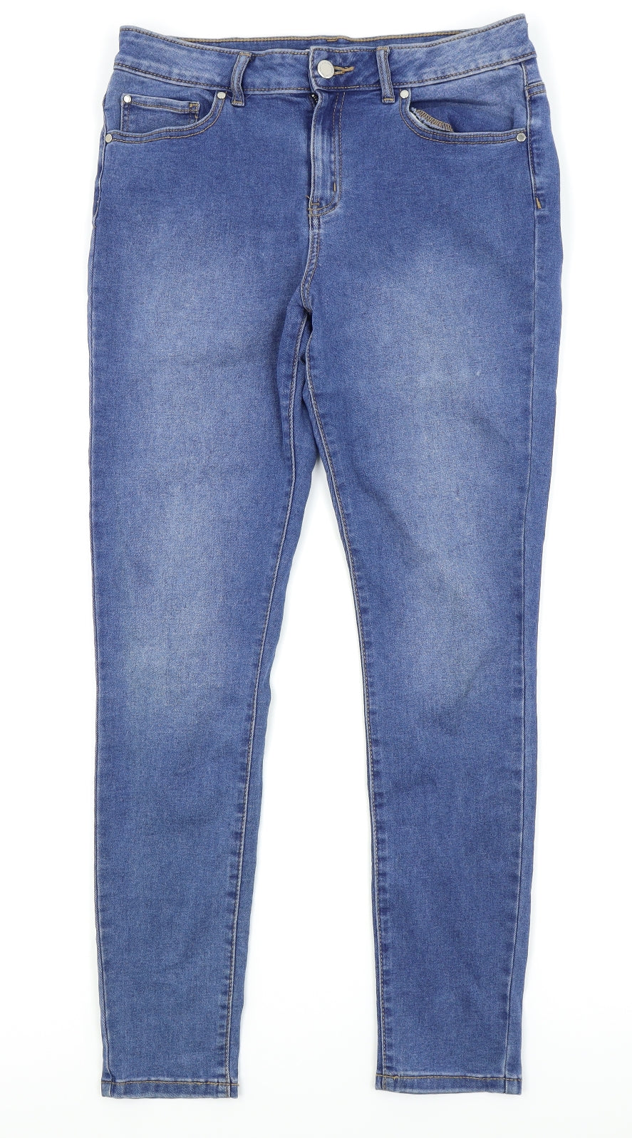 denim and co Womens Blue   Skinny Jeans Size 14 L26.5 in