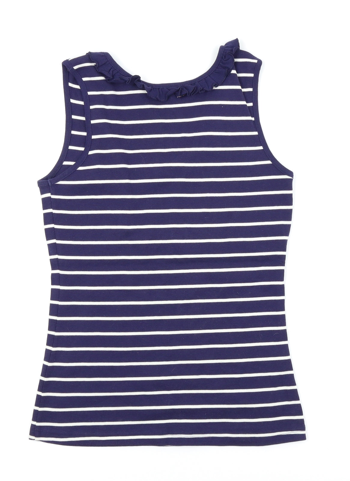 Papaya Womens Black Striped  Basic Tank Size 12