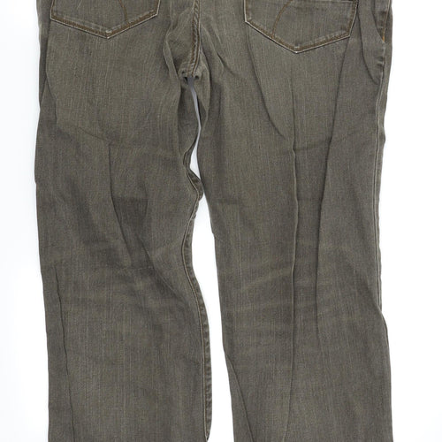 RJR.John Rocha Mens Brown   Straight Jeans Size 40 L32 in