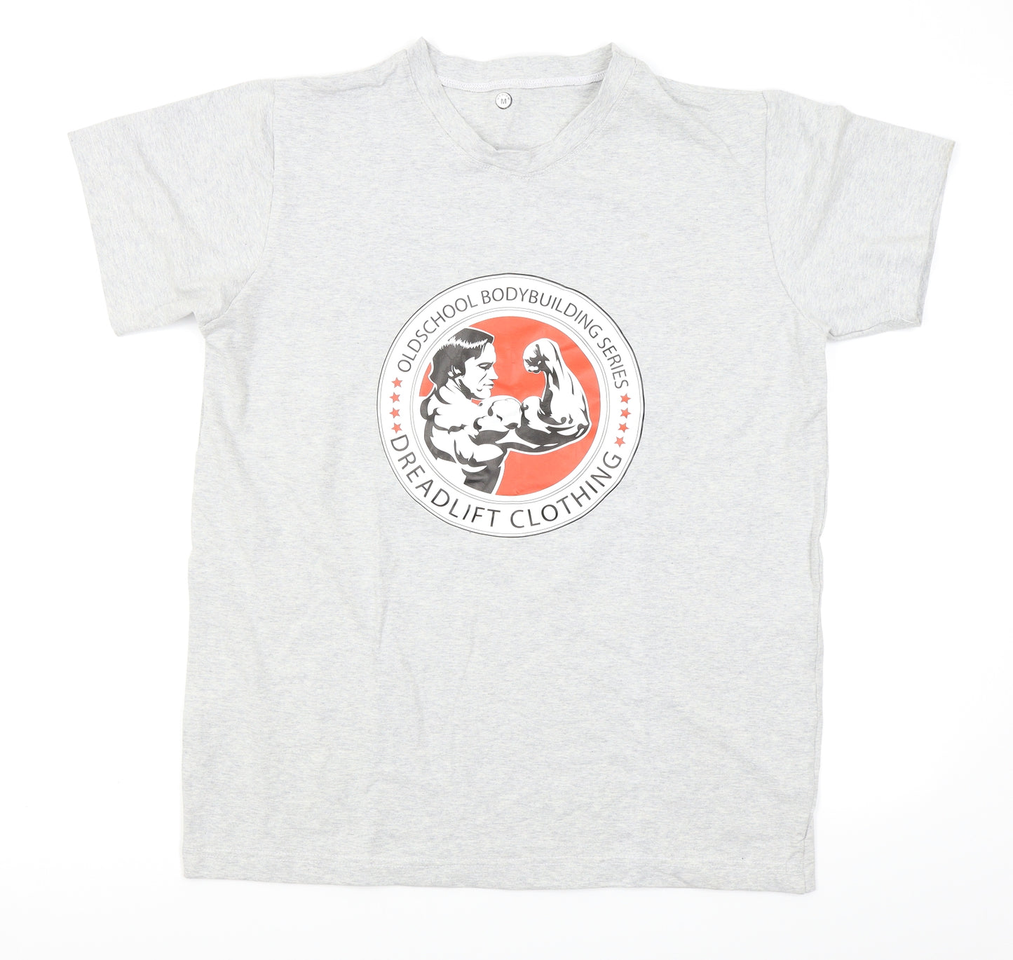 old school bodybuilding clothing Mens Grey    T-Shirt Size M