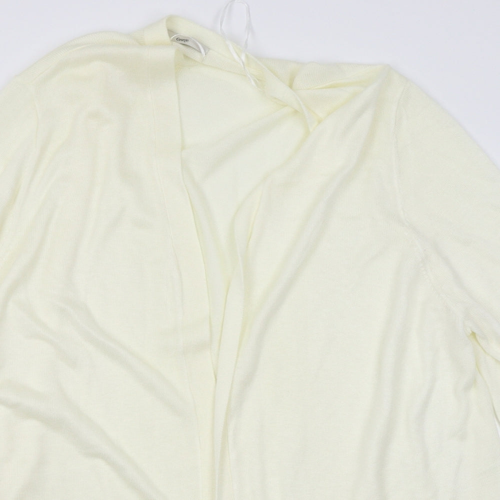 Asda George Womens White   Cardigan Jumper Size 20