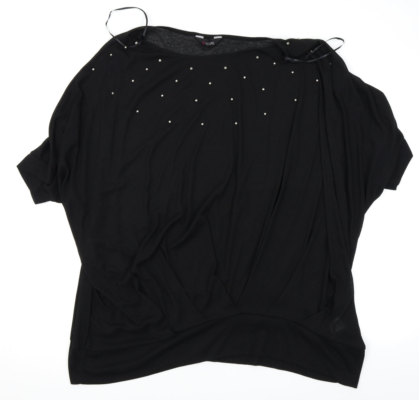 love yours Womens Black   Basic T-Shirt Size 26