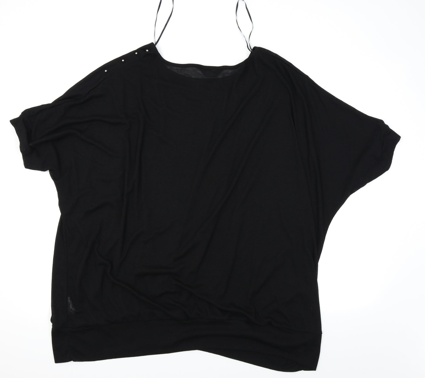 love yours Womens Black   Basic T-Shirt Size 26