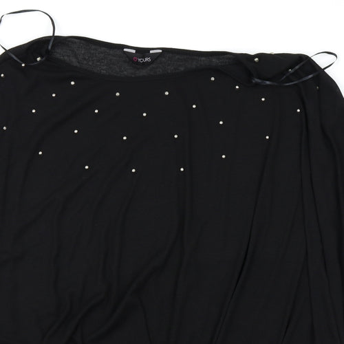 love yours Womens Black   Basic T-Shirt Size 26