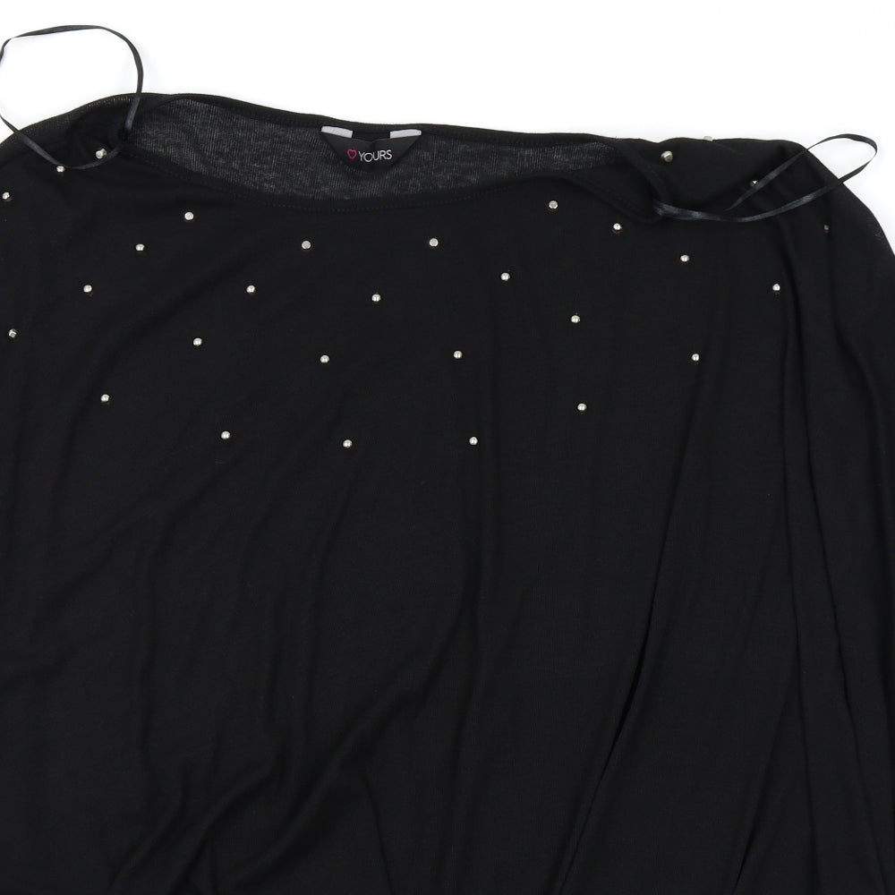 love yours Womens Black   Basic T-Shirt Size 26