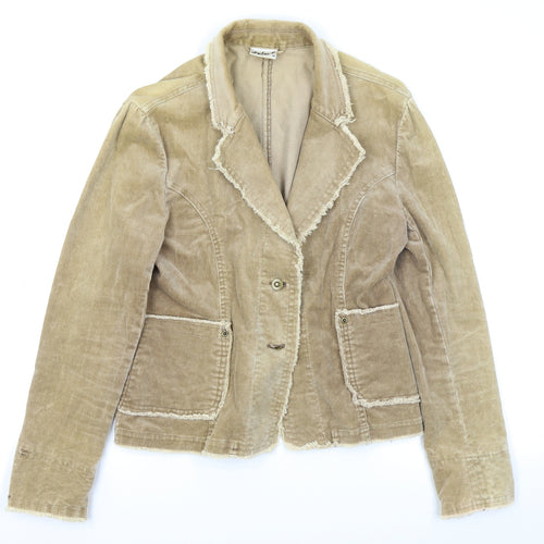 Select Womens Beige   Cardigan Jumper Size 14