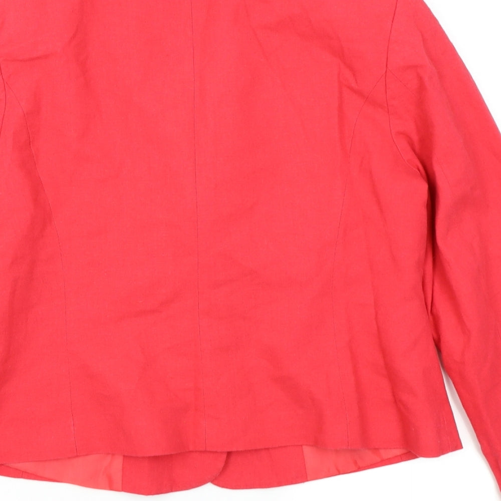 Asda George Womens Pink   Jacket Blazer Size 14