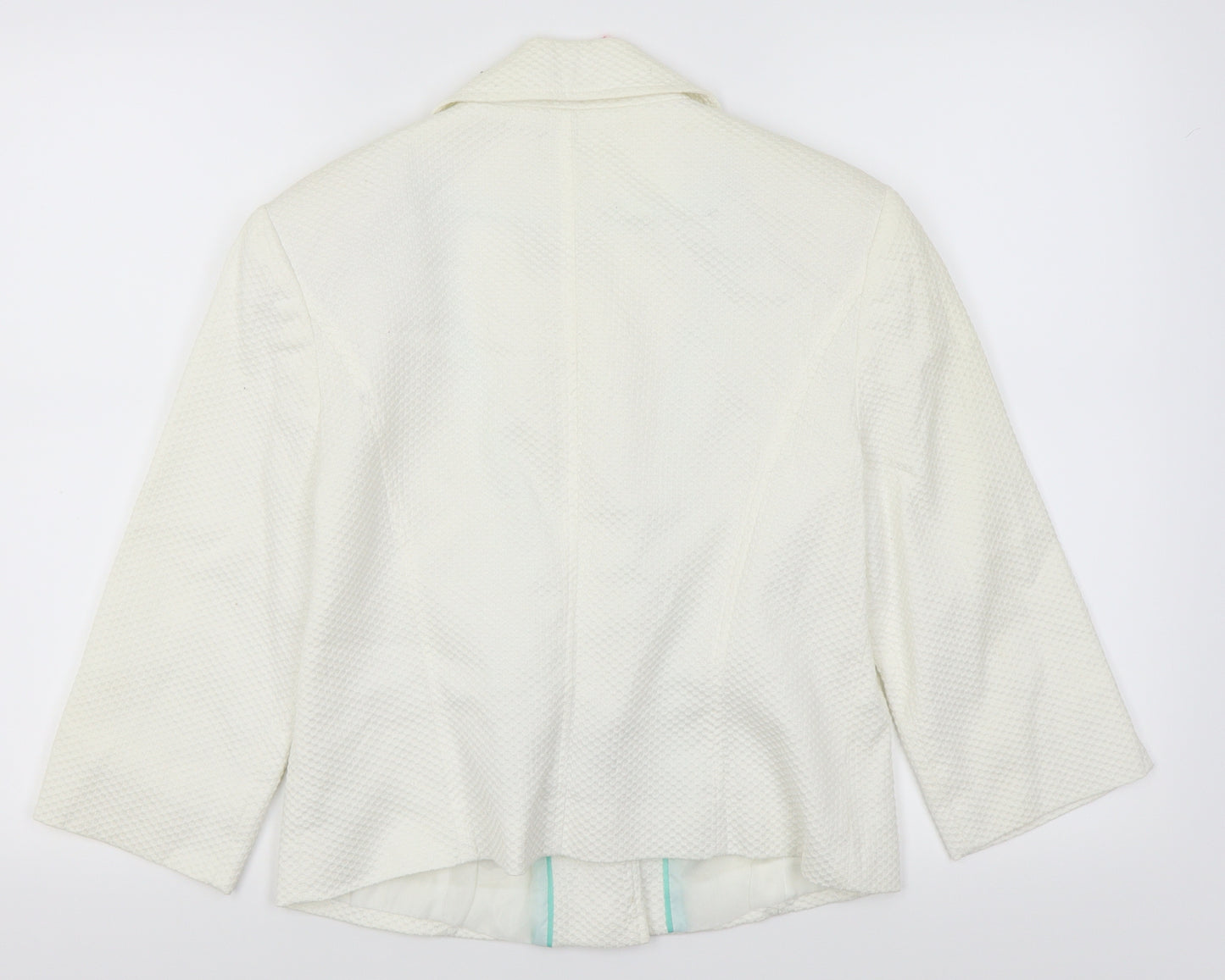 F&F Womens White   Jacket Blazer Size 14