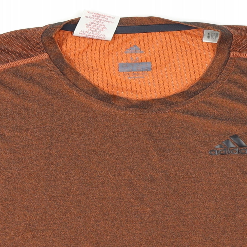 adidas Boys Orange   Basic T-Shirt Size 11-12 Years