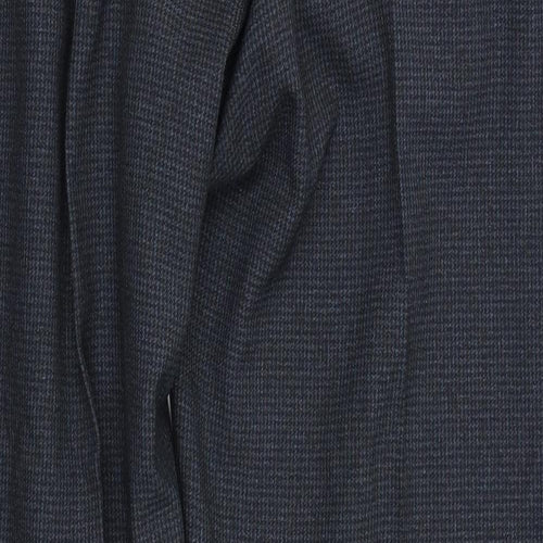 M&S Mens Blue Houndstooth  Trousers  Size 38 in L29 in