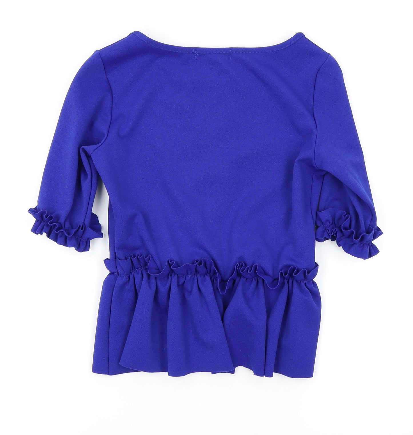 Select Womens Blue   Basic Polo Size 8